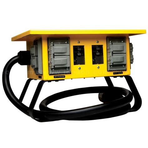 power distribution box cord|50A Temporary Power Distribution Spider Box .